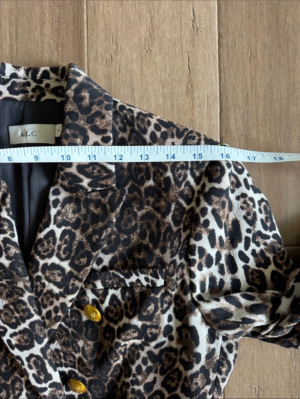 A.L.C Alton Leopard Blazer - Picture 8 of 9